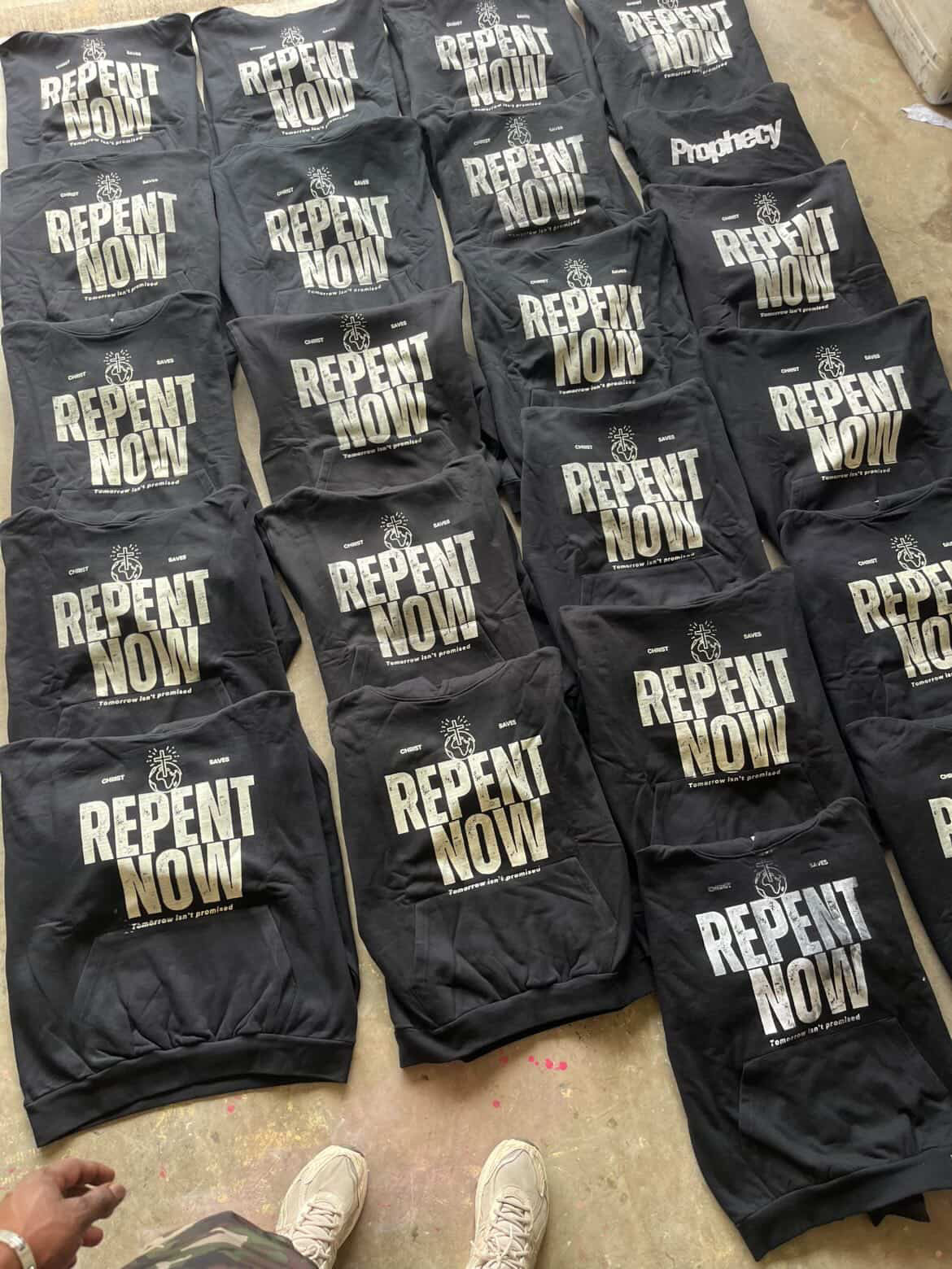 Repent Now Hoodies